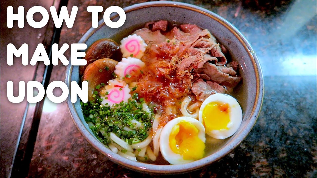 HOW TO MAKE UDON NOODLE SOUP - Life After College Videos