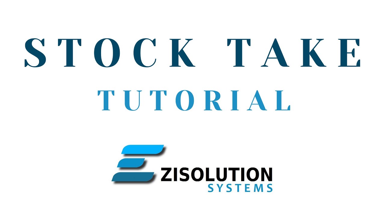 Retailman POS Stock Take process