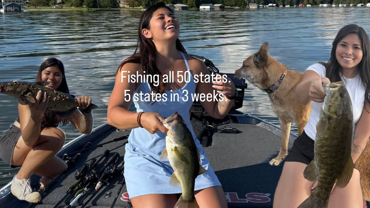 Fishing all 50 states. 5 states in 3 weeks. 