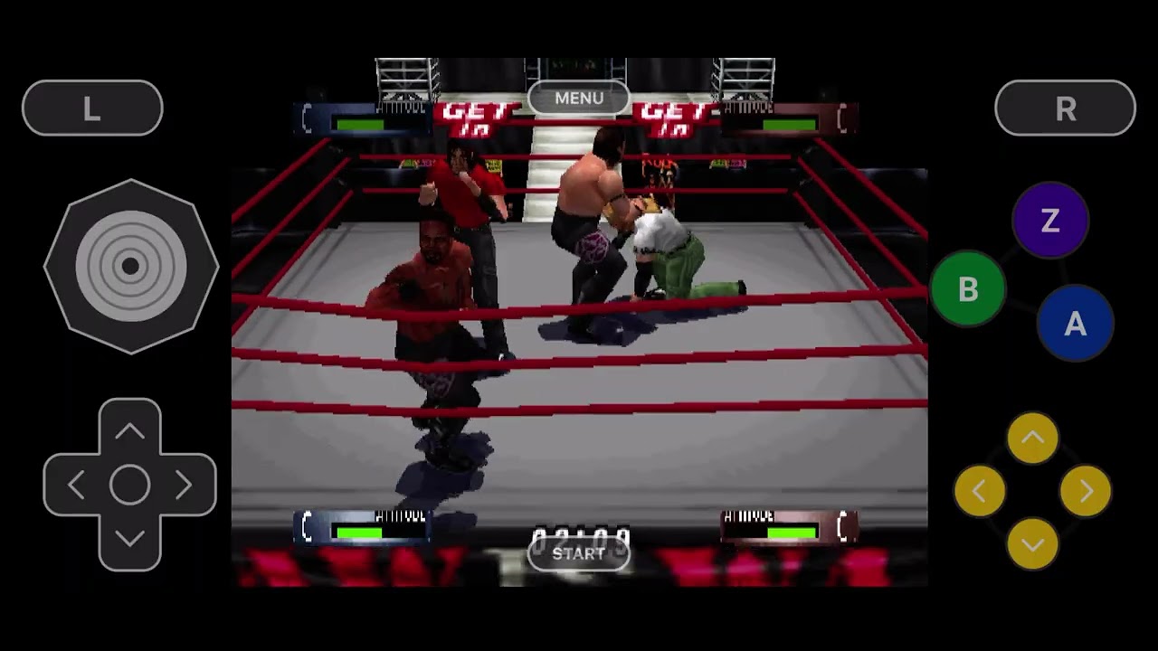 #WWFWrestleMania2000N64 - The Hardy Boyz vs. Acolytes 