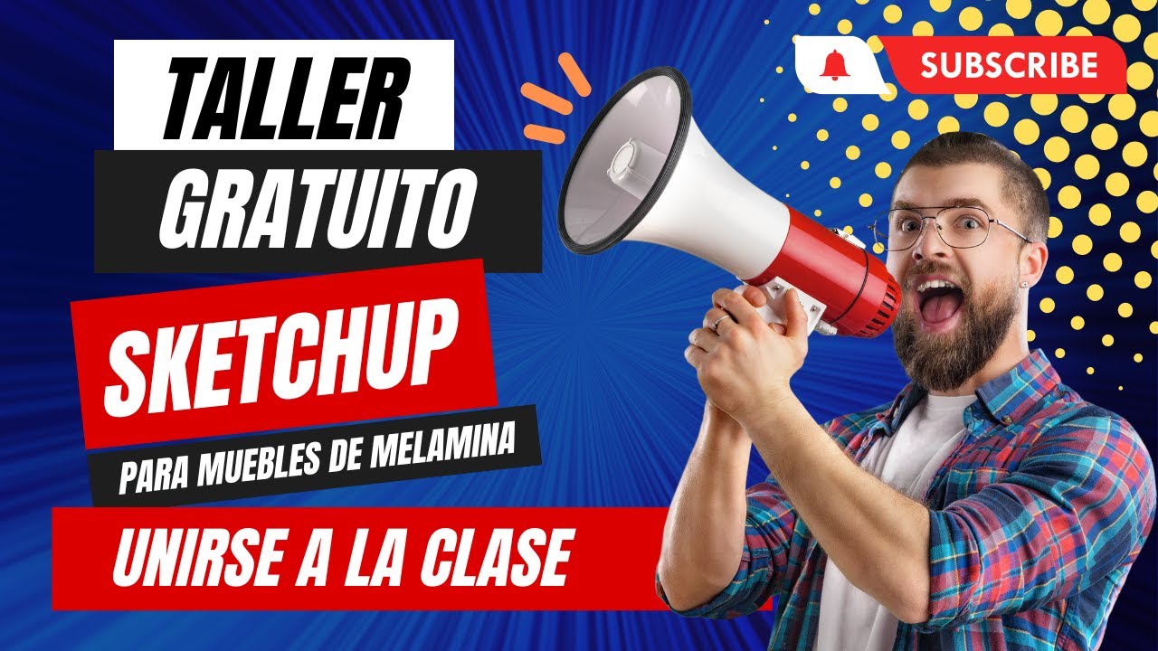 como diseñar un mueble de melamina, Aprende a diseñar con sketchup: Clase #20