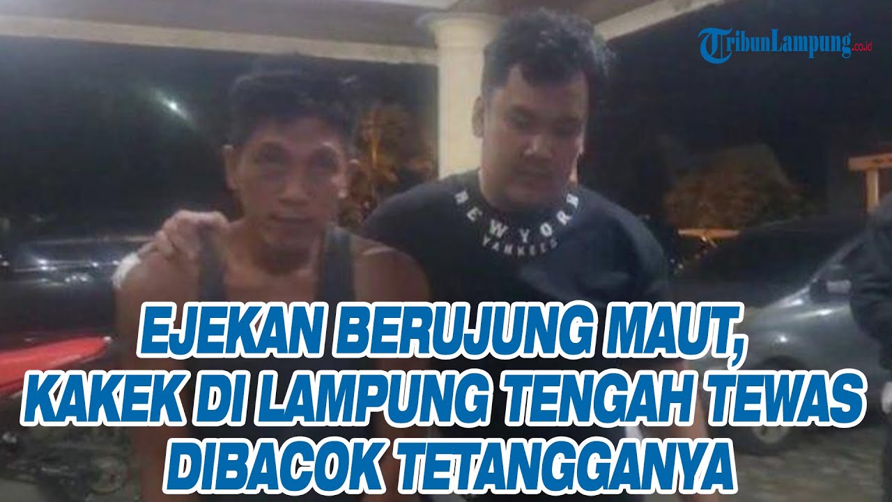 Ejekan Berujung Maut, Kakek di Lampung Tengah Tewas Dibacok Tetangganya