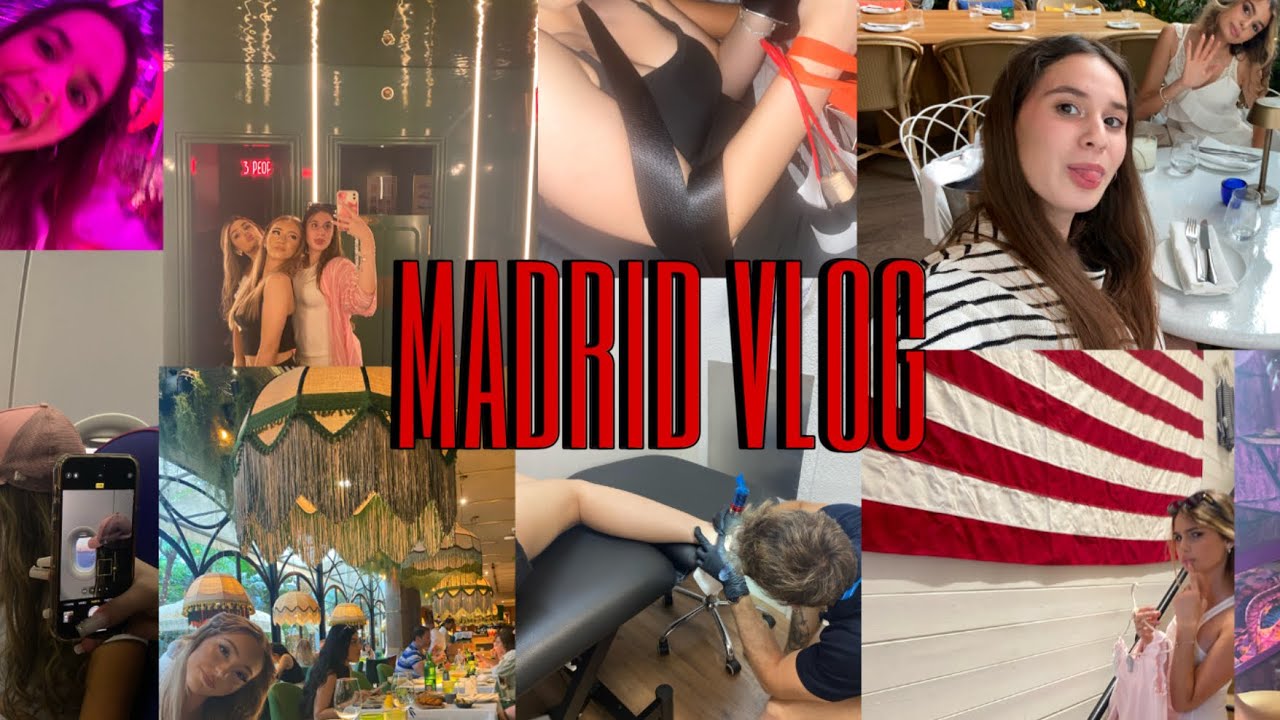 BIRTHDAY TRIP VLOG MADRID (TATOOS + LOST LUGGAGE) 