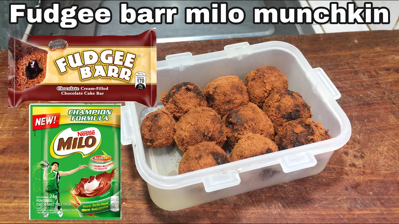 Maliit ang puhunan malaki ang kita;fudgee barr milo munchkins