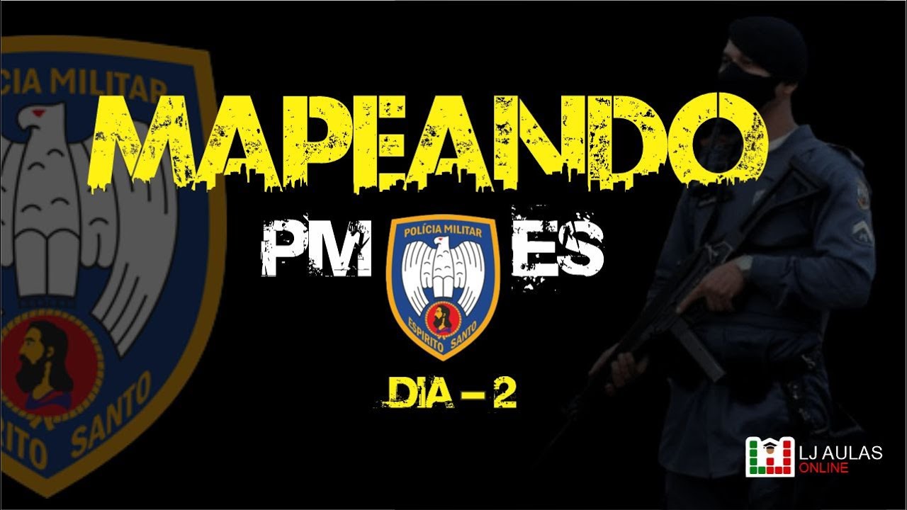 Mapeando Concurso PMES Soldado - Nota de corte PMES | Temas que mais caíram nas ultimas provas