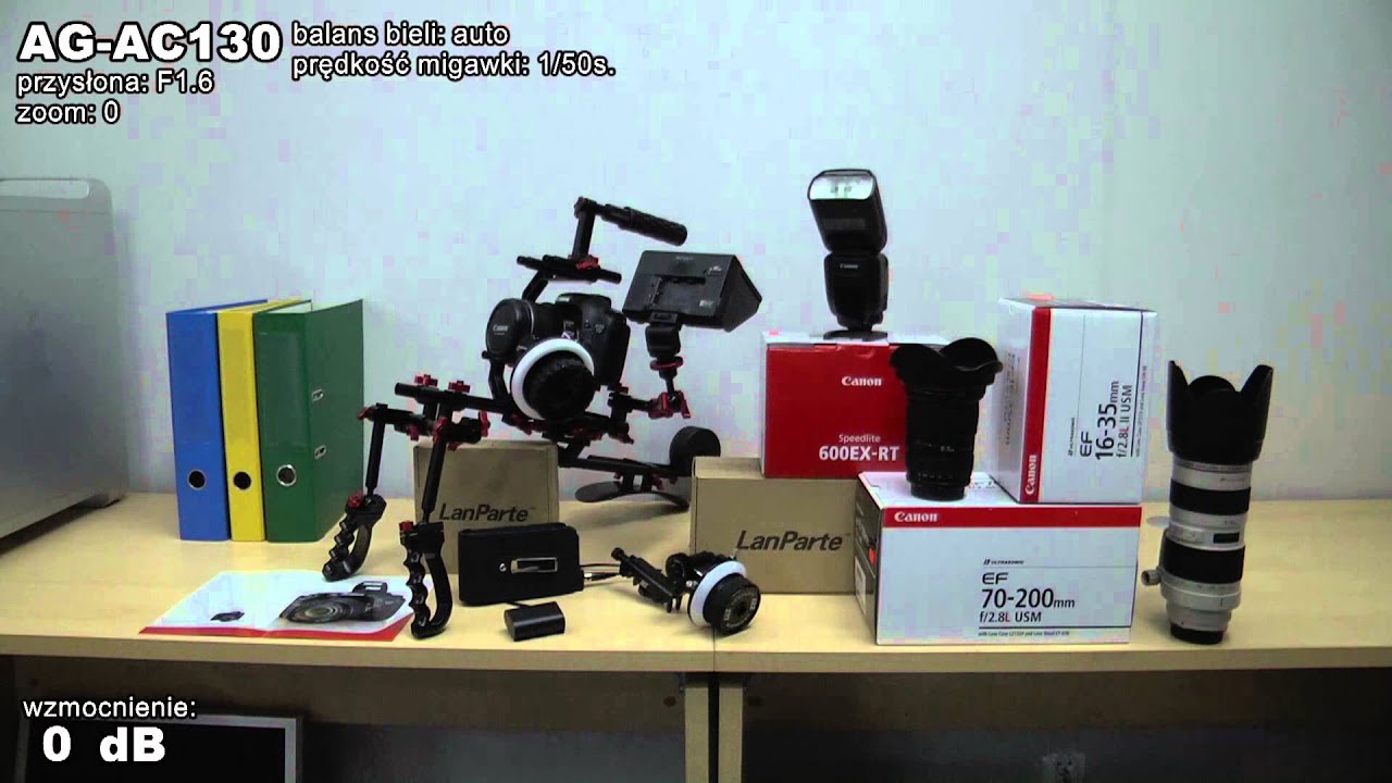 Por&oacute;wnanie Panasonic AG-AC90 oraz AG-AC130
