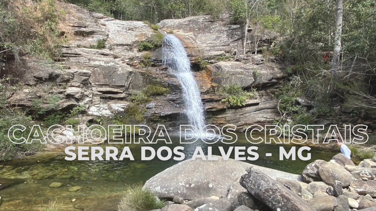 Cachoeira dos Cristais na Serra dos Alves em Itabira - MG