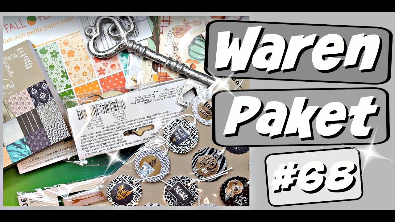 Bastelpaket # 68 Bastel Haul Video deutsch 2020 - 9999 Dinge Bastelbedarf Online Shop
