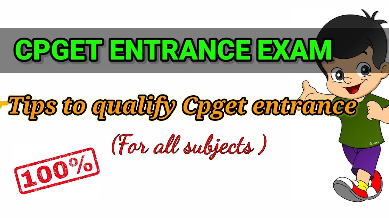 Tricks to get seat in cpget entrance exam  || tips to crack cpget entrance in any subject