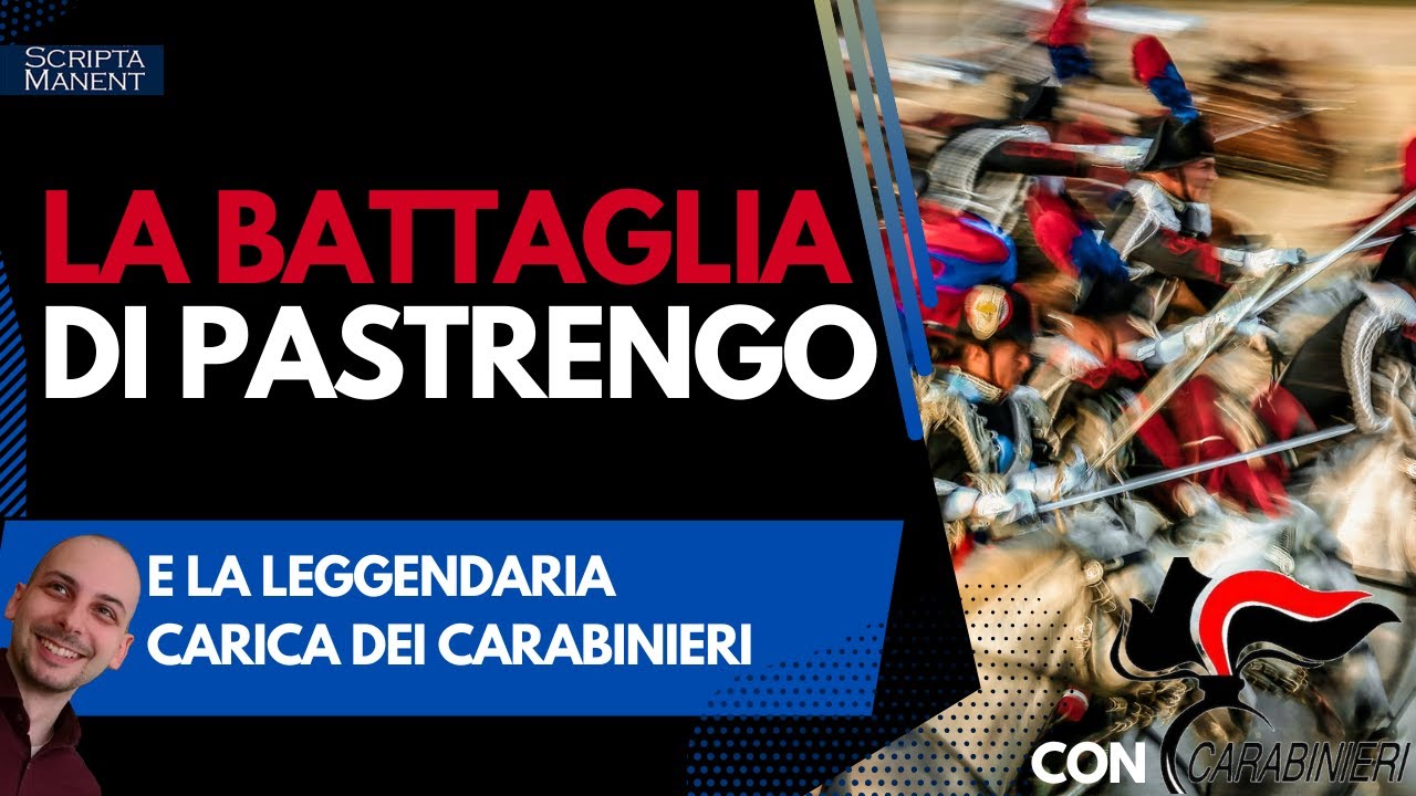 La battaglia di Pastrengo e la carica dei Carabinieri. Con @ArmadeiCarabinieriUfficiale