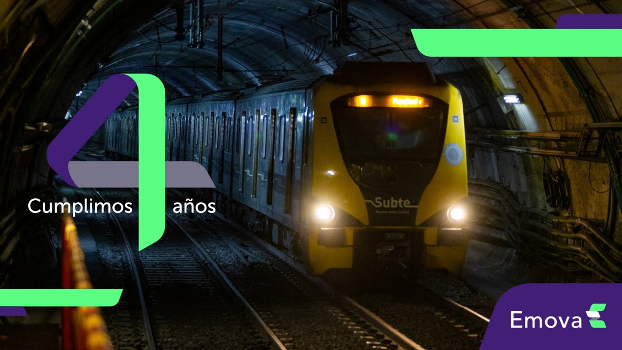 🚇 Emova cumple 4 a&ntilde;os gestionando la Red de Subte de Buenos Aires