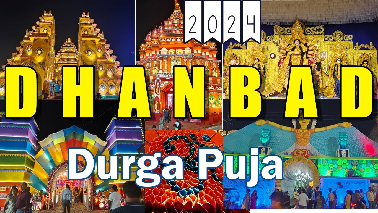 Dhanbad Durga Puja 2024 I Top 4 to 5 pandal in Dhanbad IDhanbad Durga Puja I  #dhanbad #jharkhand