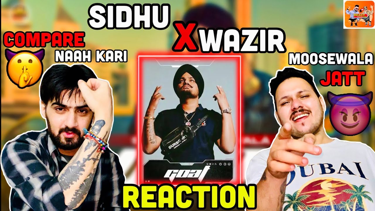 Reaction on Sidhu Moose Wala | GOAT | Official Video | ReactHub Sidhu Moosewala Wazir Patar