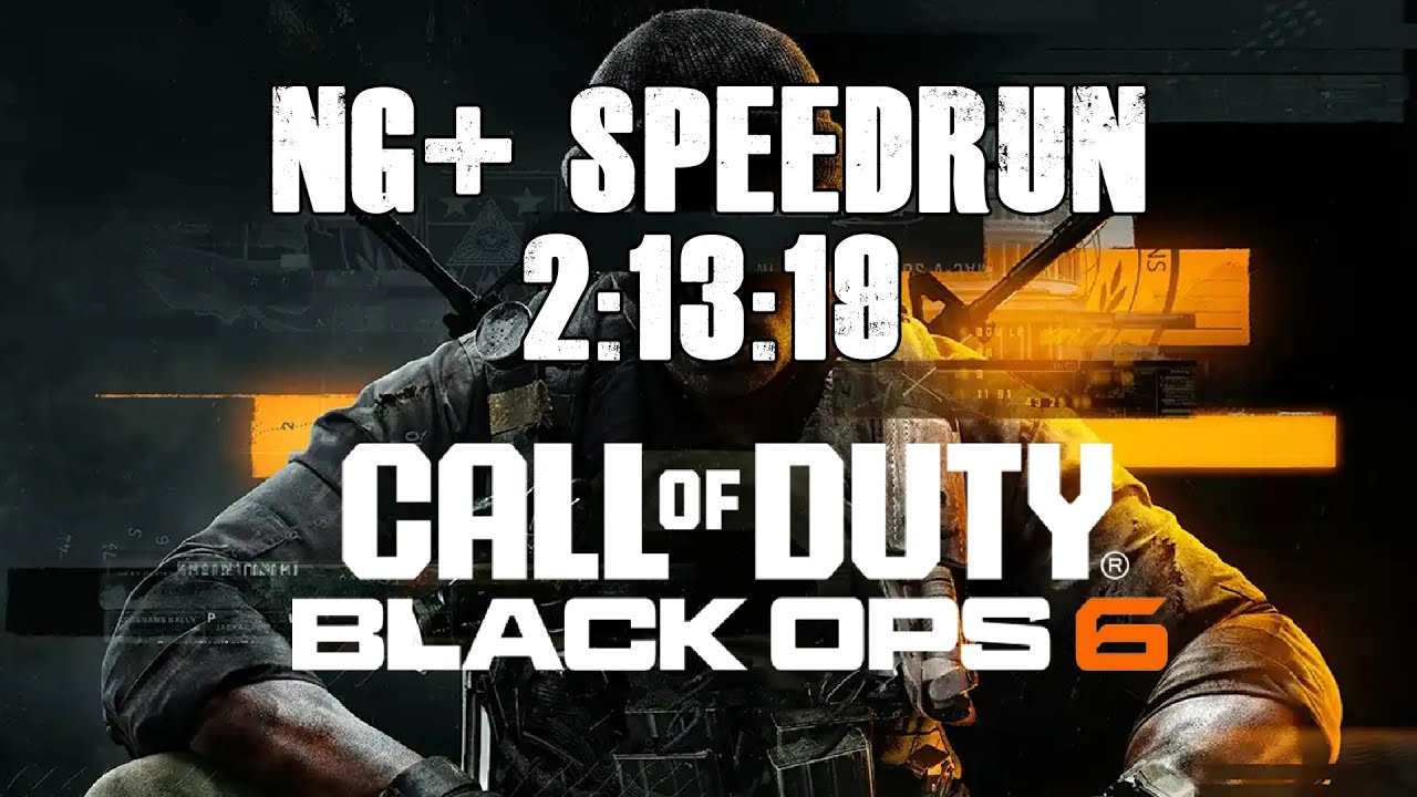 Call of Duty: Black Ops 6 - NG+ Speedrun 2:13:19