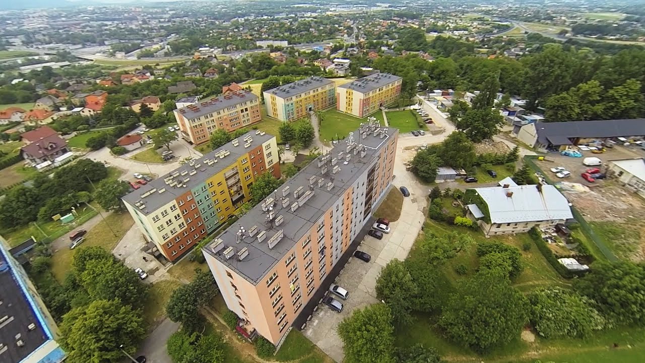 bielsko.tv: Z lotu ptaka - osiedle na Kępie Hałcnowskiej