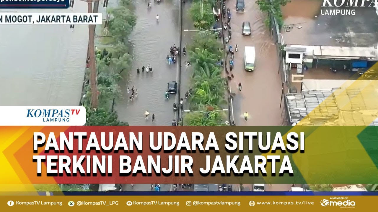 Belum Surut, Begini Pantauan Udara Banjir Jakarta