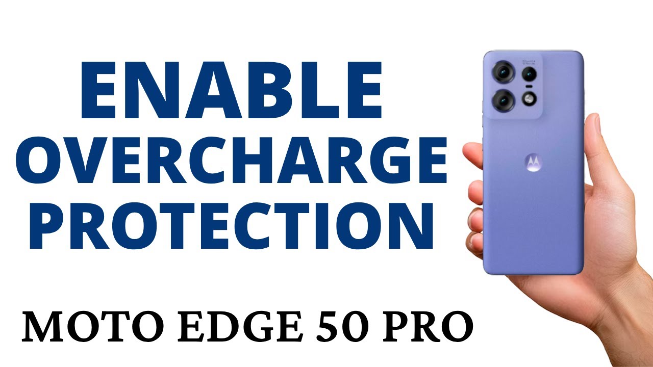 How to ENABLE the OVERCHARGE PROTECTION on the MOTO EDGE 50 PRO!