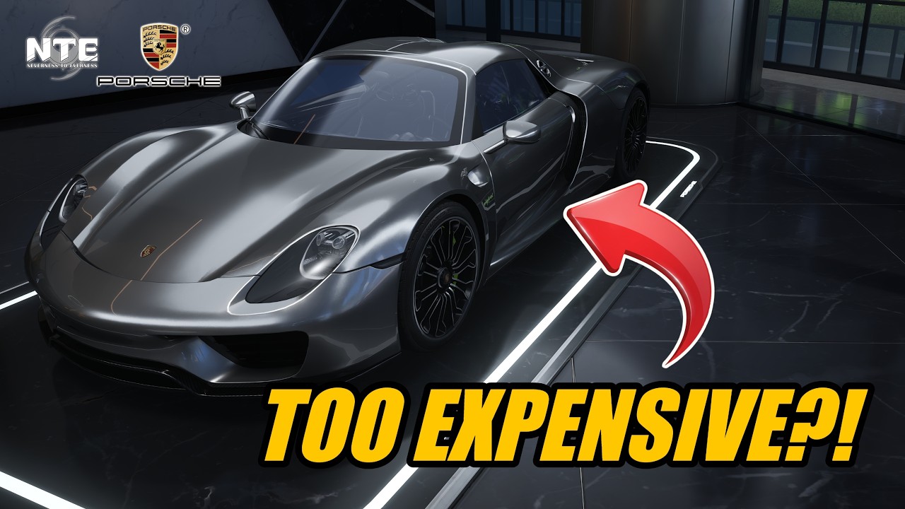 БЕЗУМНАЯ стоимость полной прокачки Porsche 918 Spyder в NTE 1.1!