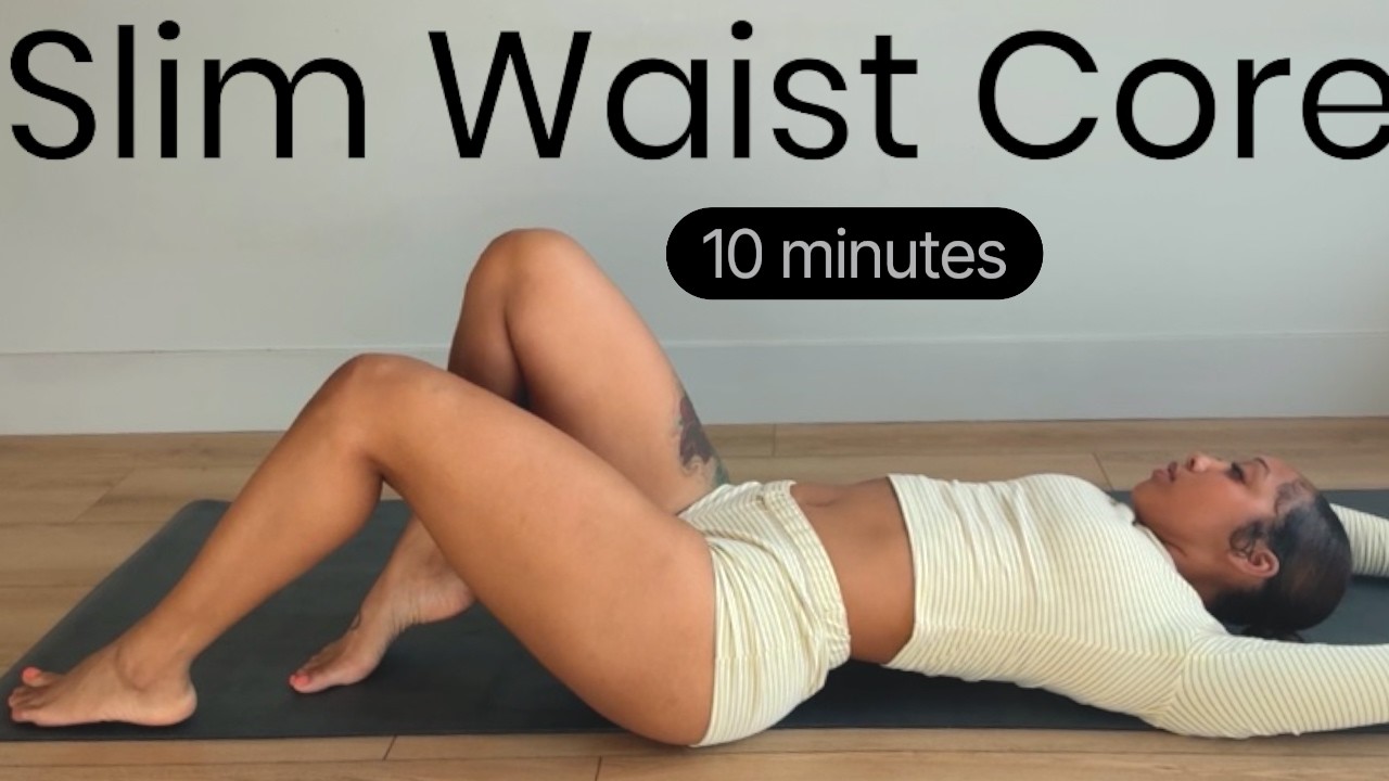 10 MIN SLIM WAIST CORE WORKOUT | Sculpt and Tone Abs Fast | Pilates At Home