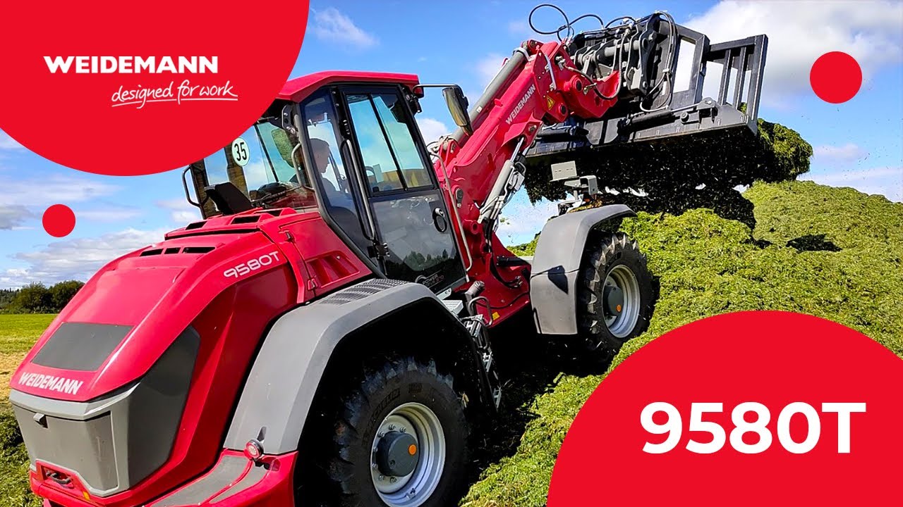 Weidemann 9580 T / Телескопический погрузчик. Немецкое качество.