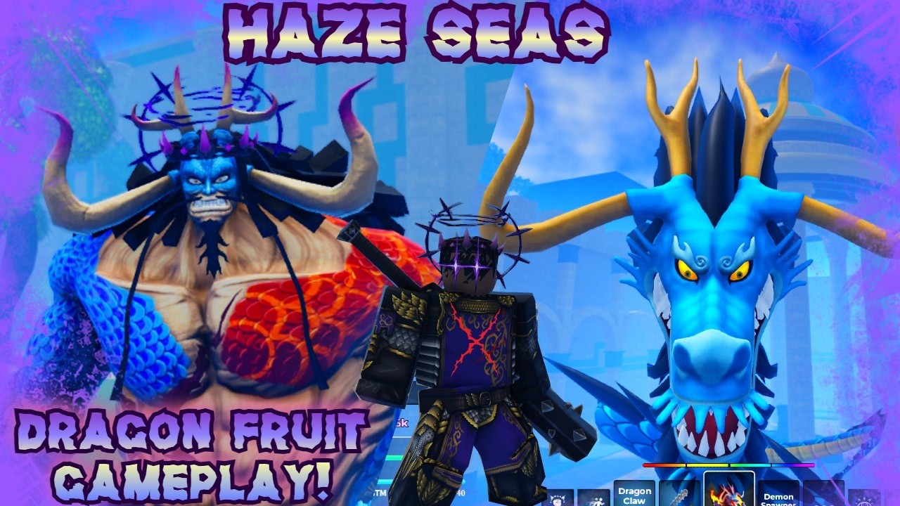 Haze Seas: Переработанный геймплей с драконьим фруктом | Гибридная форма | Полная форма | Демонст...