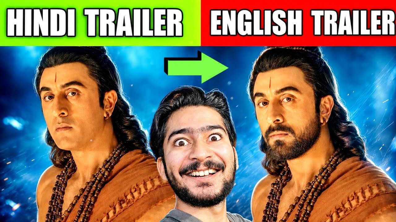 Ramayana English Trailer Vs Ramayana Hindi Trailer - Comparison 