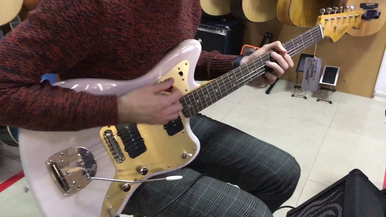 FENDER SQUIER CV Late-50S Jazzmaster LRL White Blonde