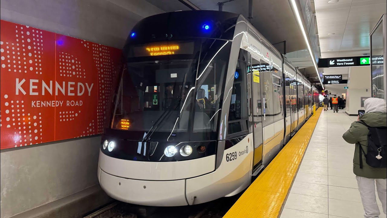 [OPENING DAY, 4K] TTC - Line 5 “Eglinton” Westbound (Bombardier Flexity Freedom 6259-6242)