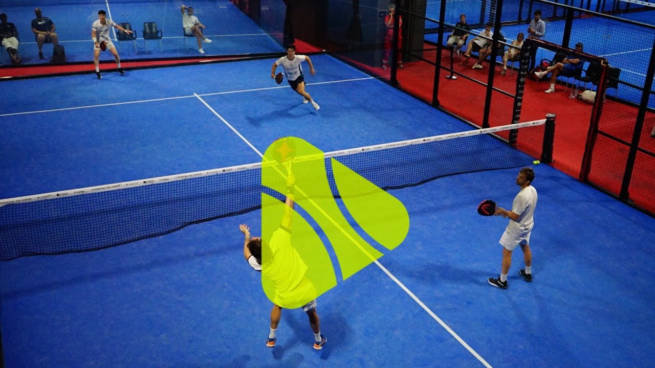 Premier Padel Madrid. Adrià Mercadal y Rubén Rivera contra Thomas Leygue y Jose Román Martínez