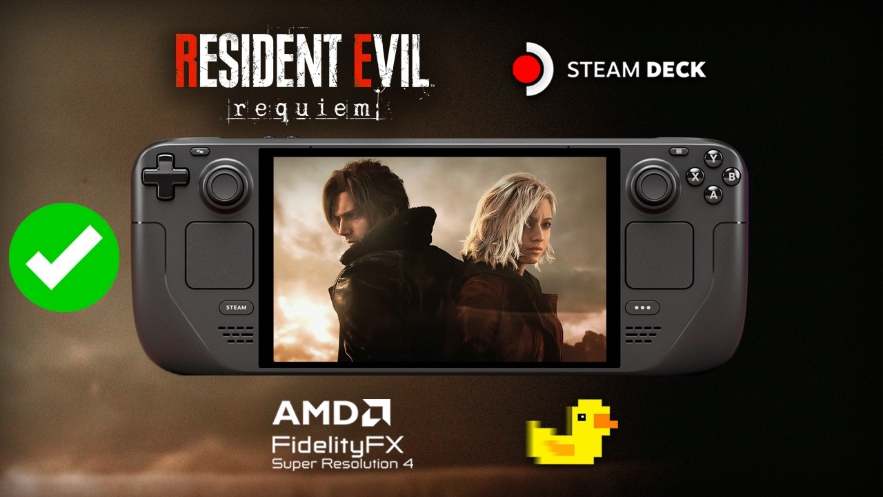 Resident Evil 9 Requiem Steam Deck: FSR4 + Lossless Scaling Performance Tested
