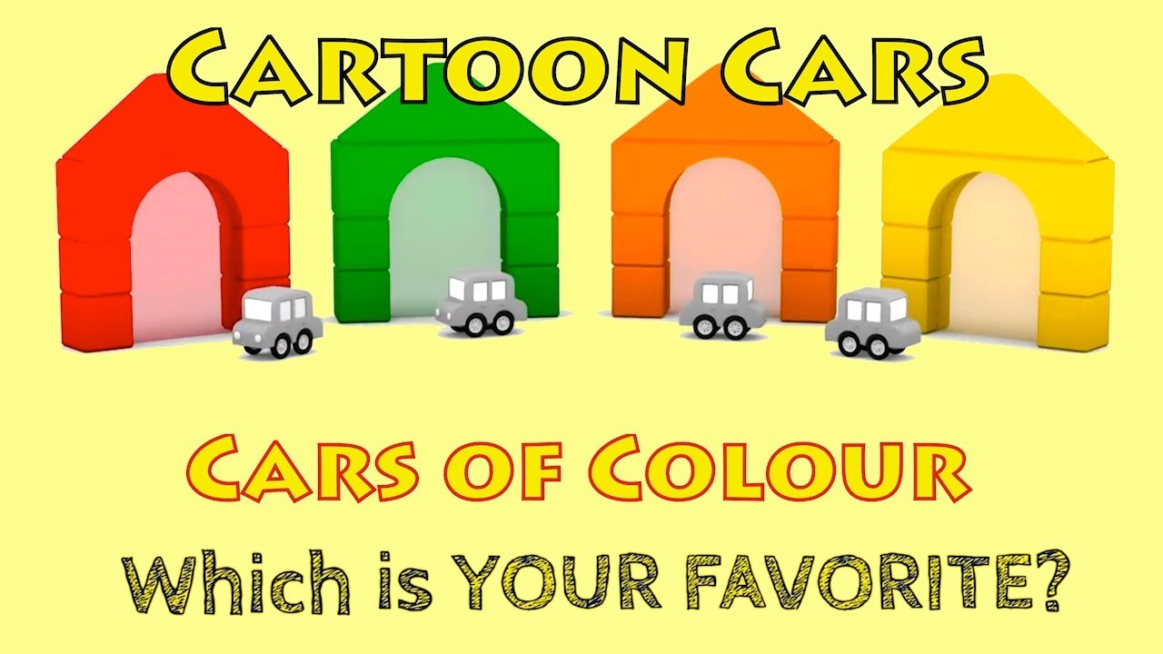 CARS of COLOUR! - Cartoon Cars - Car Cartoons for Kids. Kids Cartoons