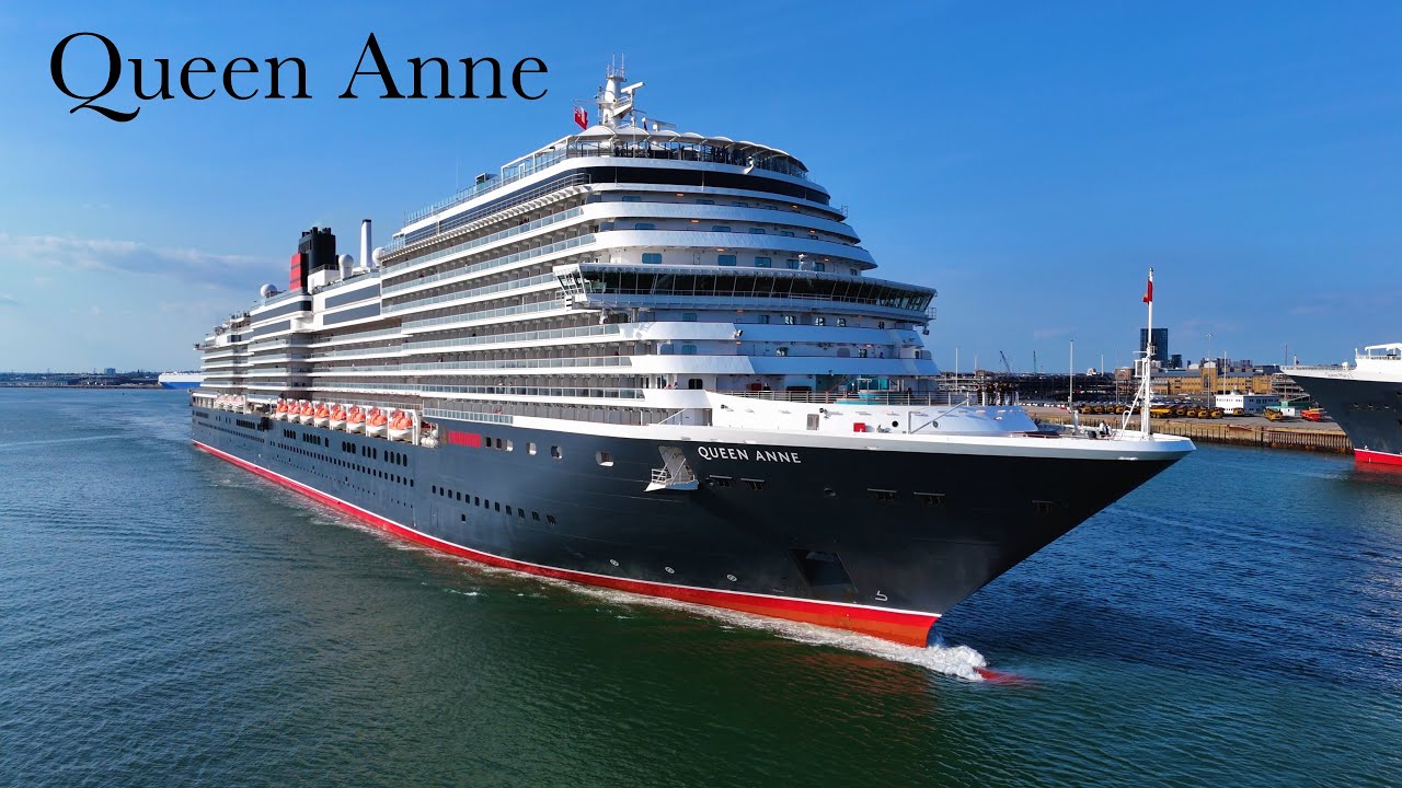 Queen Anne - Cunard - Cruise Ship - Leaving Southampton 27/04/2025 - DJI Mini 4 PRO 4K