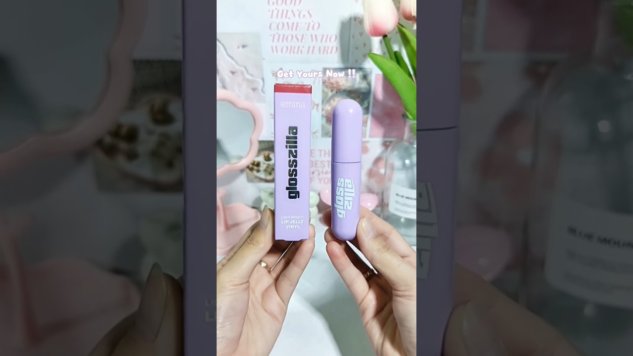 Emina Lightweight Lip Jelly Vinyl #emina #glosszilla #eminalipvinyl #lipvinylemina #eminaglosszilla