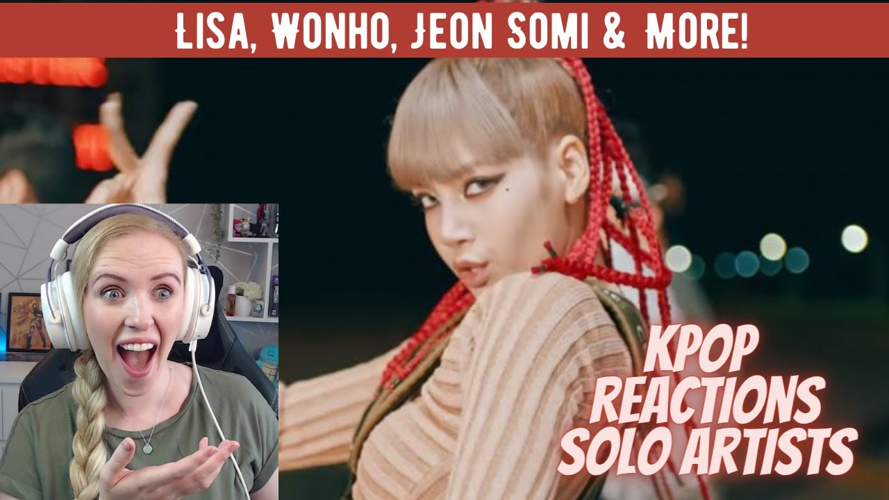 First Time Reacting to KPOP Solo Artists! (Wonho, Lisa, Taemin & More!)