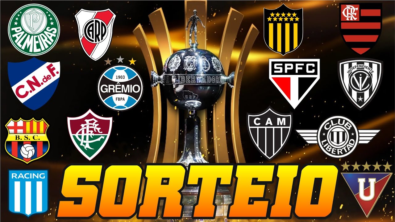 LIBERTADORES 2024 - SORTEIO DOS GRUPOS