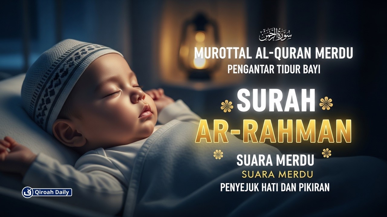 BACAAN MERDU PENGANTAR TIDUR | SURAH AR-RAHMAN سورة الرحمن | Pengantar Tidur Penenang Hati & Pikiran