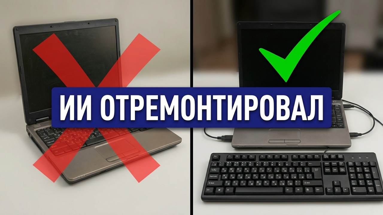 Как ИИ помог решить проблему с ноутбуком.