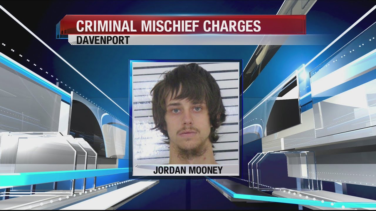 Davenport criminal mischief charges