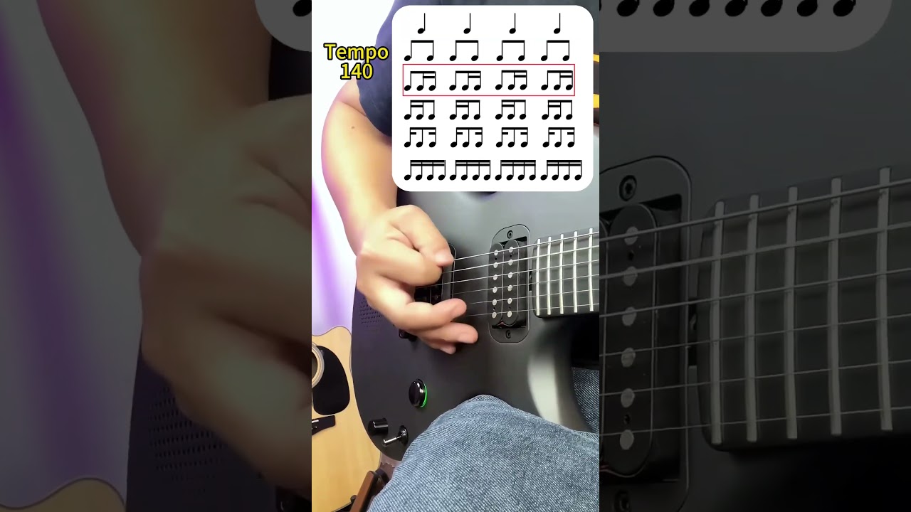 Guitar Rhythm Training 2 #guitar #guitarperformance #guitarist #guitarra #guitarplayer #rhythm