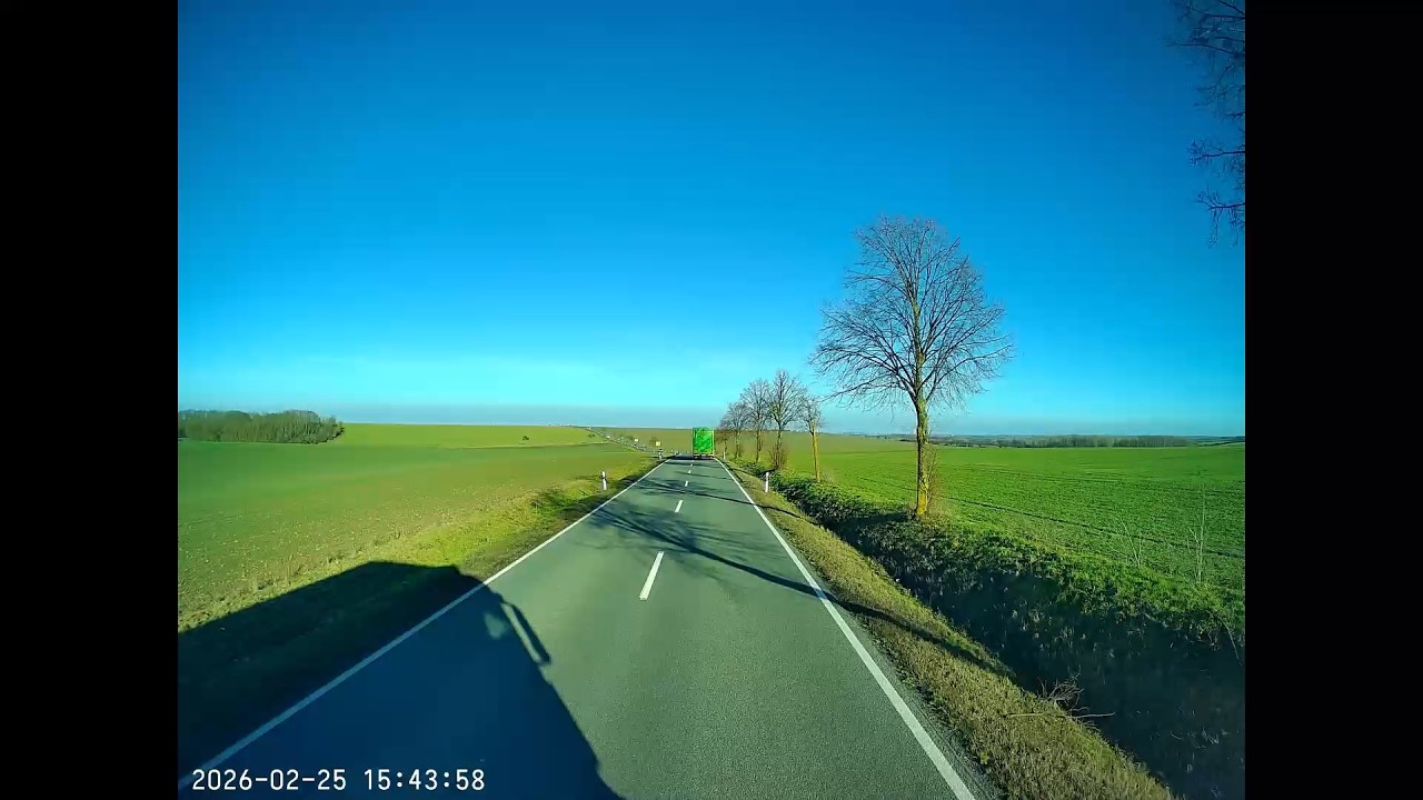 ASMR Driving through Endless Green Fields: Germany in the Afternoon