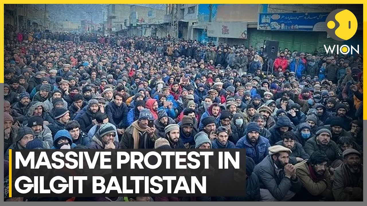 Massive protest erupts in Gilgit Baltistan against Pakistan govt after Shia cleric's arrest | WION