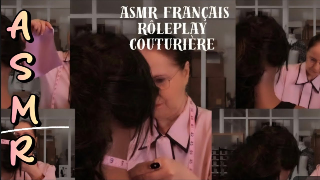  Asmr français Rôleplays couture je prend les mesures pour un chapeau et robe demoiselle d'honneur 