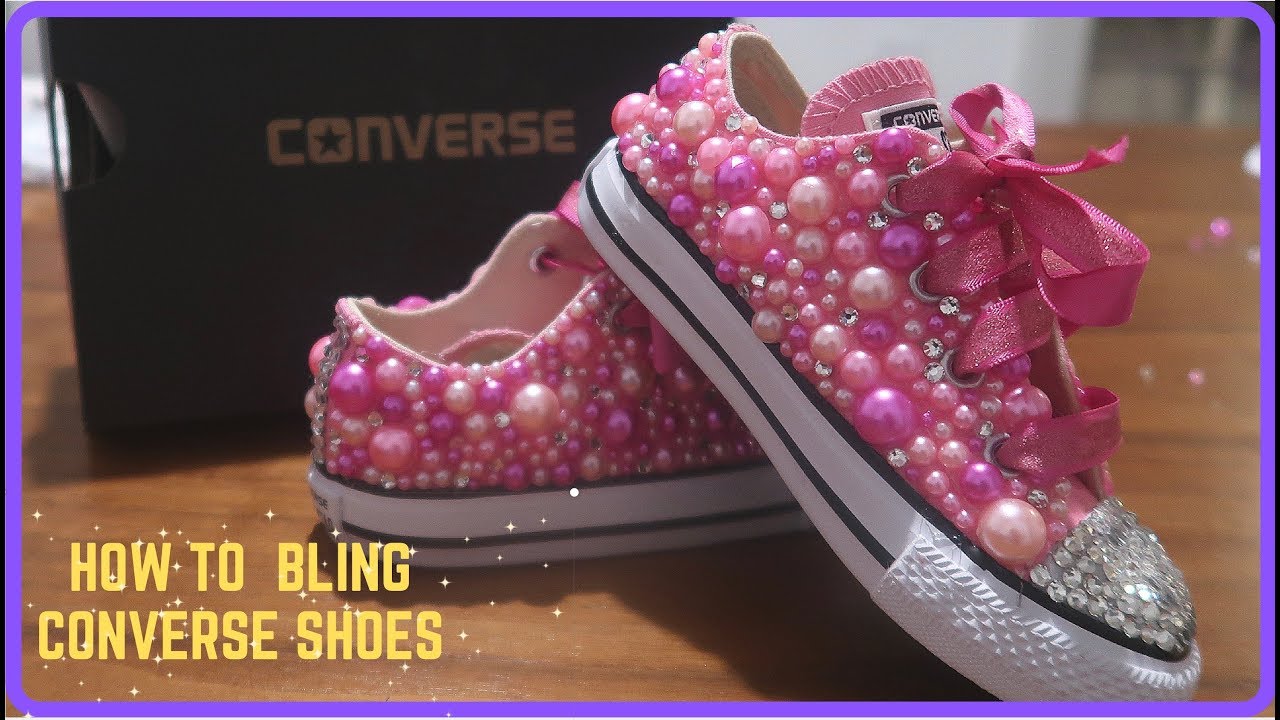 DIY : HOW TO BLING CONVERSE SHOES