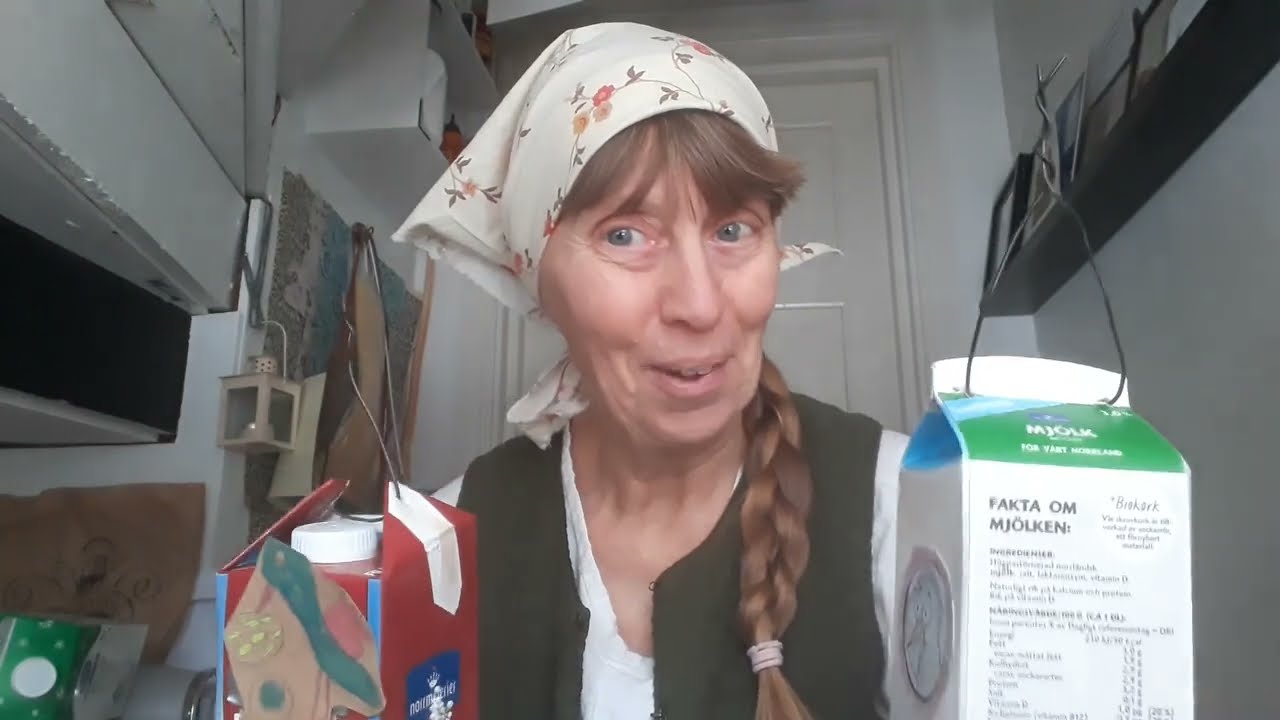 Kulturlab - Mor Anna gör en fågelmatare