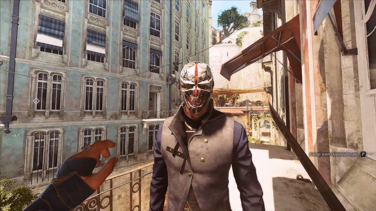 Dishonored 2: Корво с использованием двойника и других способностей Эмили. Часть 1 (NG+)