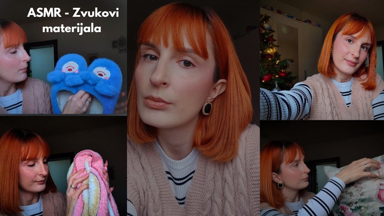 ASMR - Zvukovi materijala 💤💤 #asmr