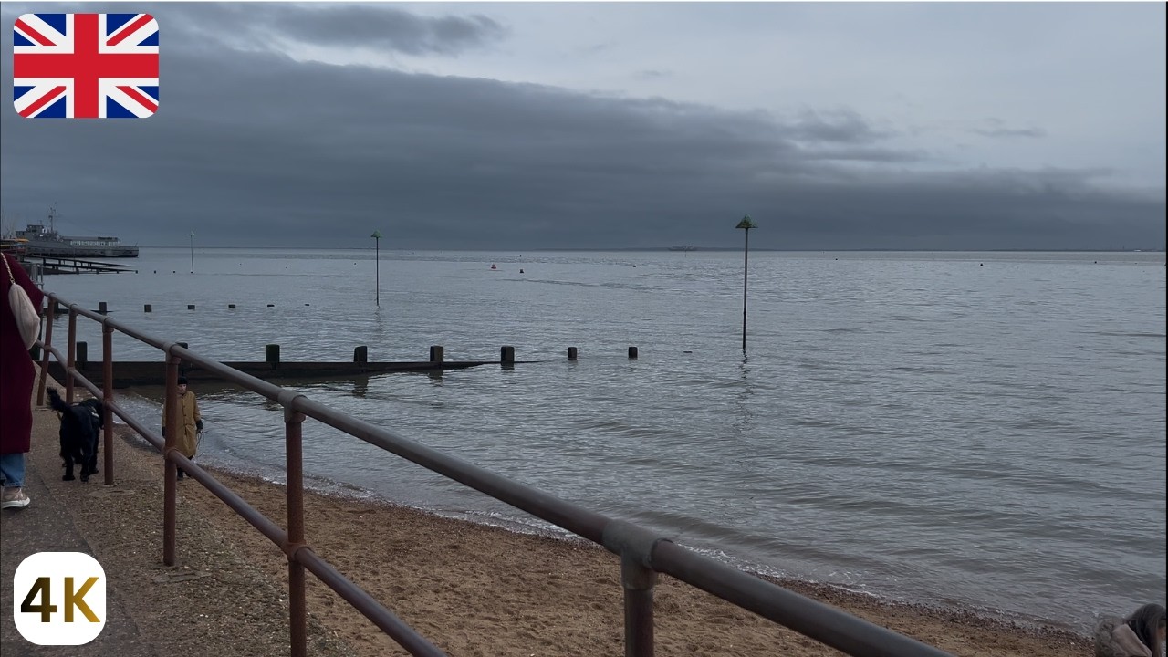 British Seaside Walking Tour (4k)
