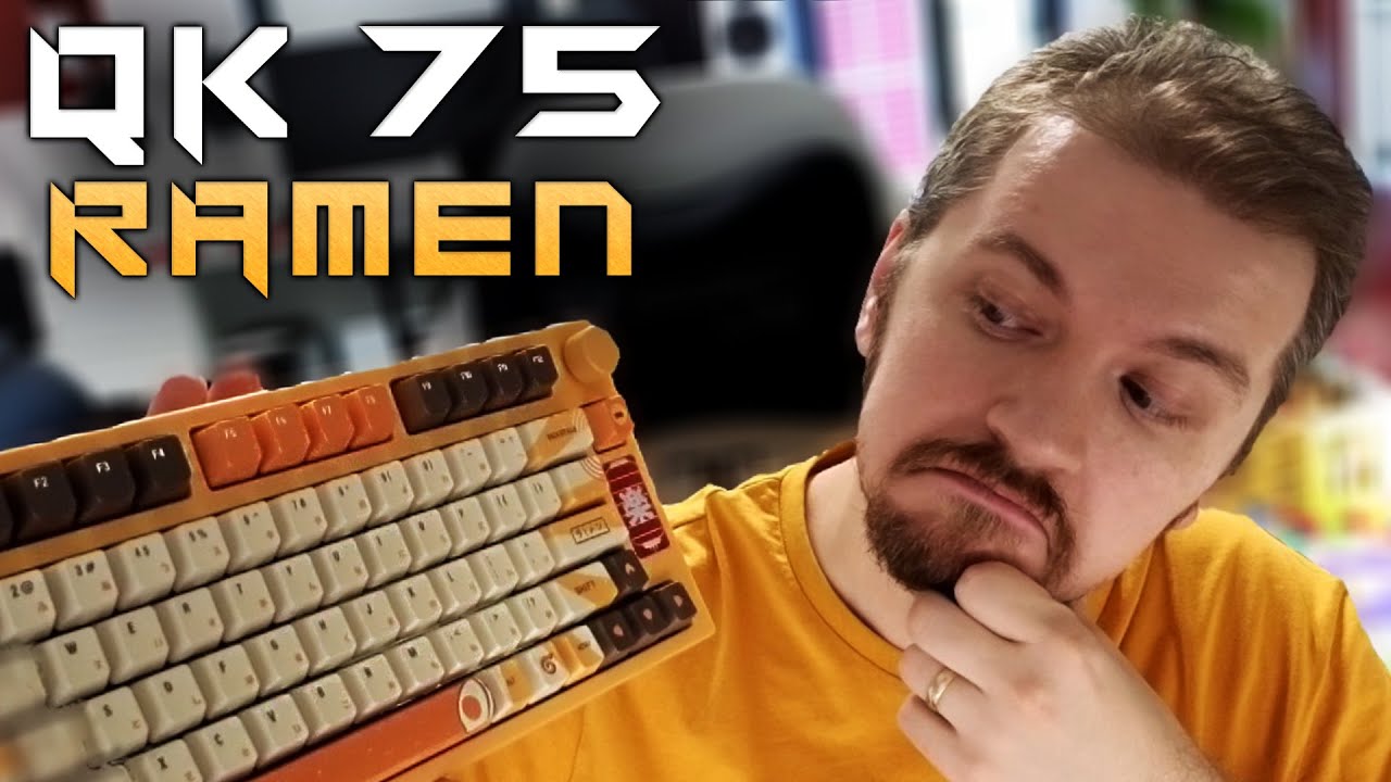 QwertyKey75 Ramen - Affordable Hotswap 75% RGB Wireless Mechanical Gaming Keyboard