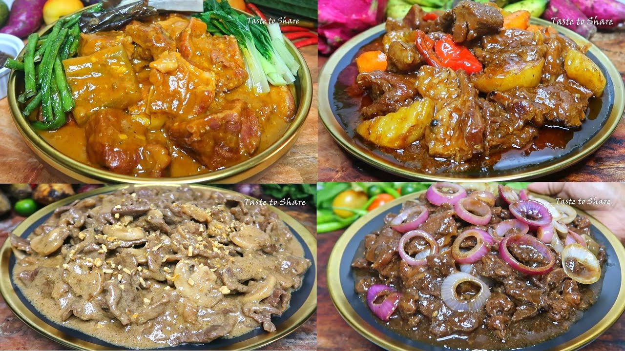 Beef Bonanza❗4 Mouthwatering Ways to Cook Beef, So Delicious &  So TENDER 4 beef recipes💯👌
