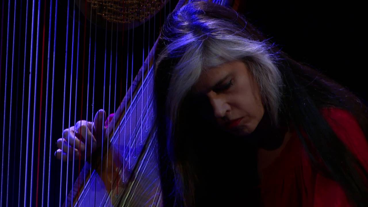H&eacute;l&egrave;ne Breschand, harpe et Kerwin Rolland, diffusion sonore